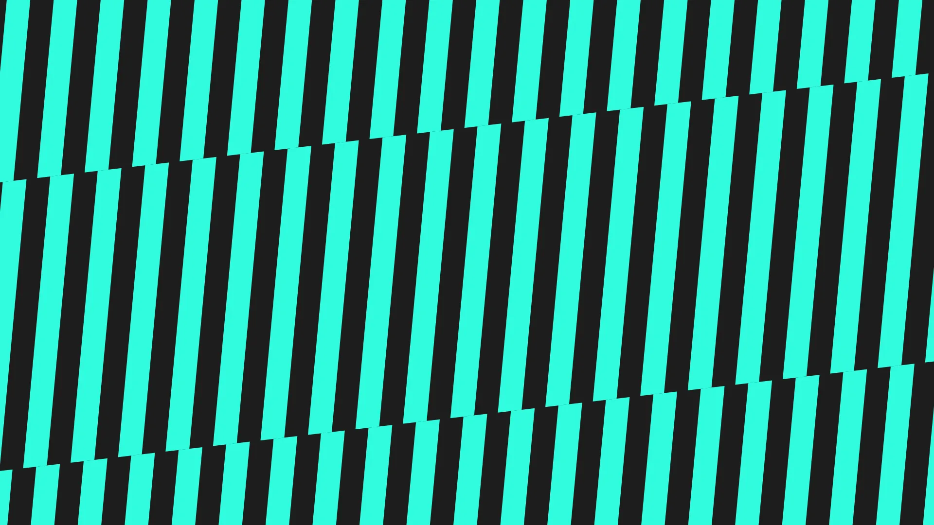 LED wall background — teal saw-tooth stripes